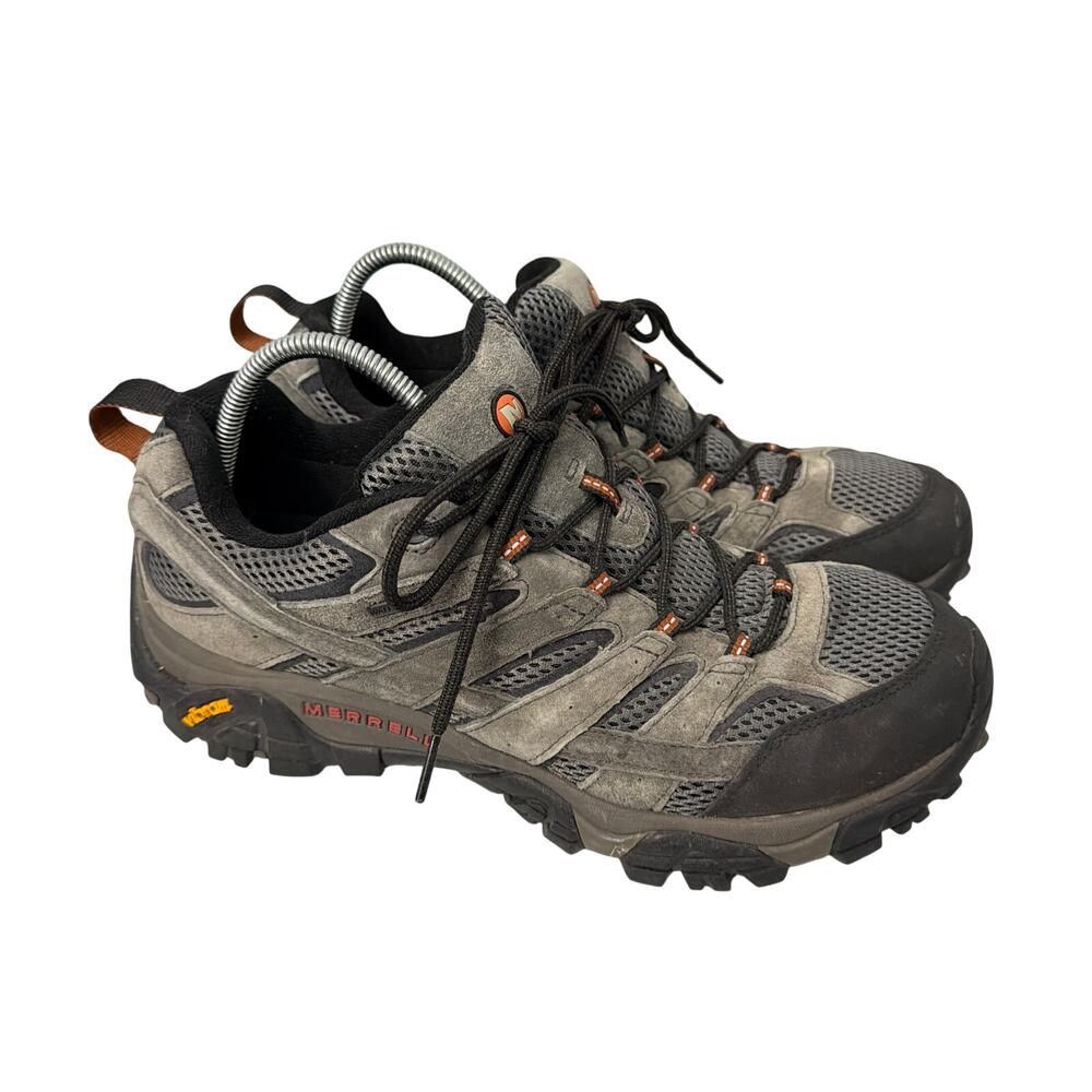 Merrell Shoes Mens 11.5 Moab 2 Vent Hiking Waterproof Vibram Soles Low Top